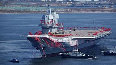 China starts trials of first home-built aircraft carrier