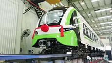 China’s first medium-speed magnetic train came off assembly line