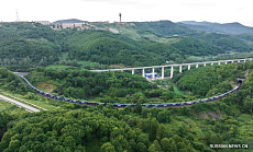 Более 4,8 тысячи поездов Китай–Европа проследовали через Демонстрационную зону Китай–ШОС