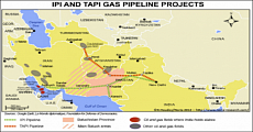 在阿什哈巴德就土库曼斯坦-阿富汗-巴基斯坦-印度天然气管道项目签署投资协议