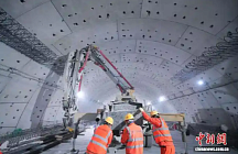 В Цзинане построили крупнейший в мире по диаметру подводный тоннель 