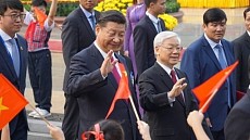 Президент Китая прибыл в Ханой с государственным визитом